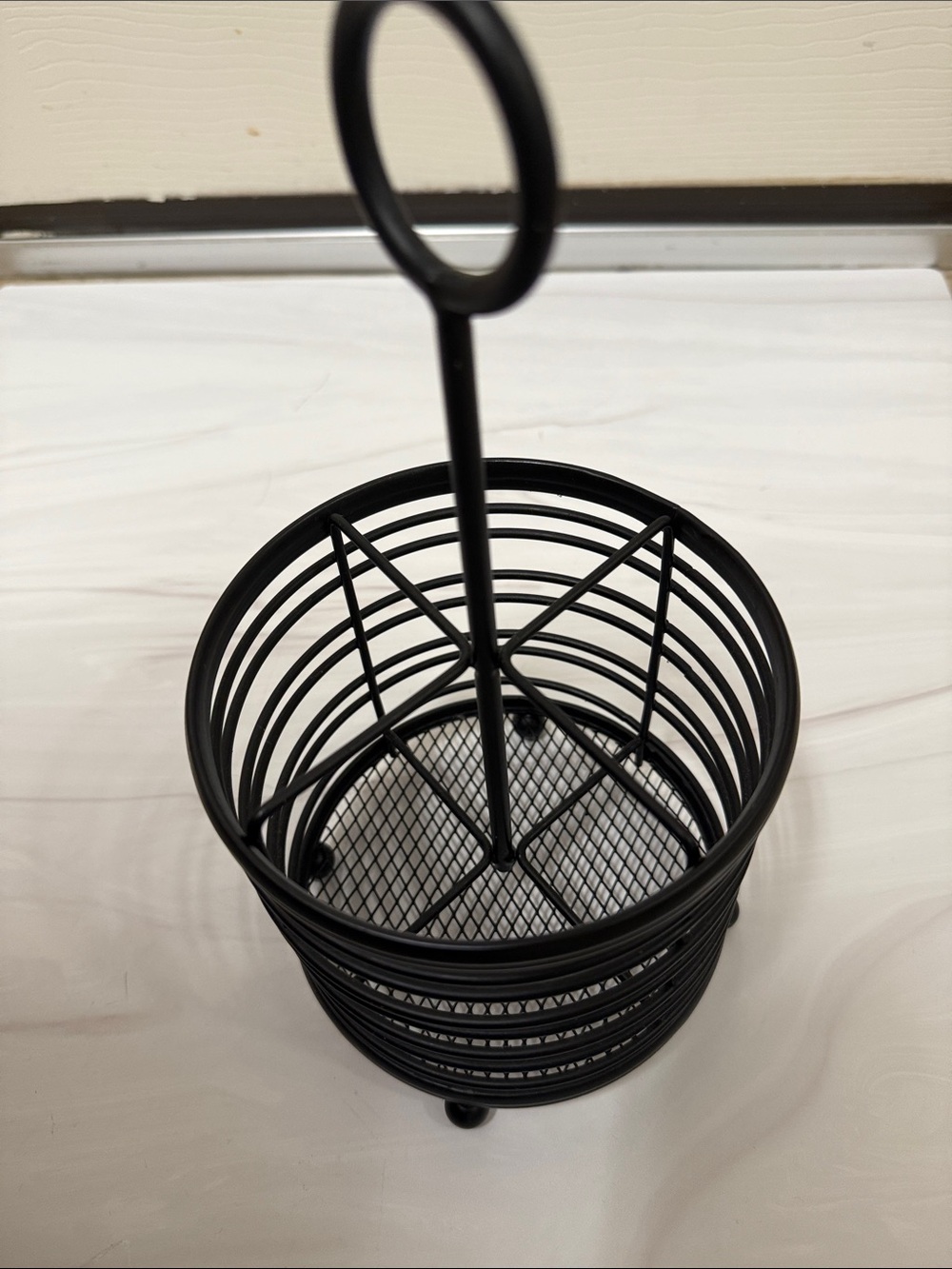 New Black Metal Spiral Napkin spoons Holder - Picture 5 of 5